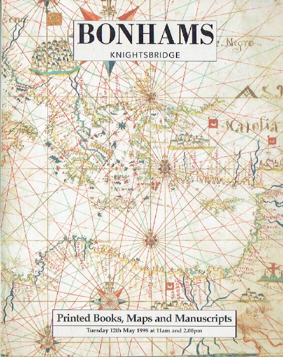 Bonhams May 1998 Printed Books, Maps & Manuscripts - Click Image to Close