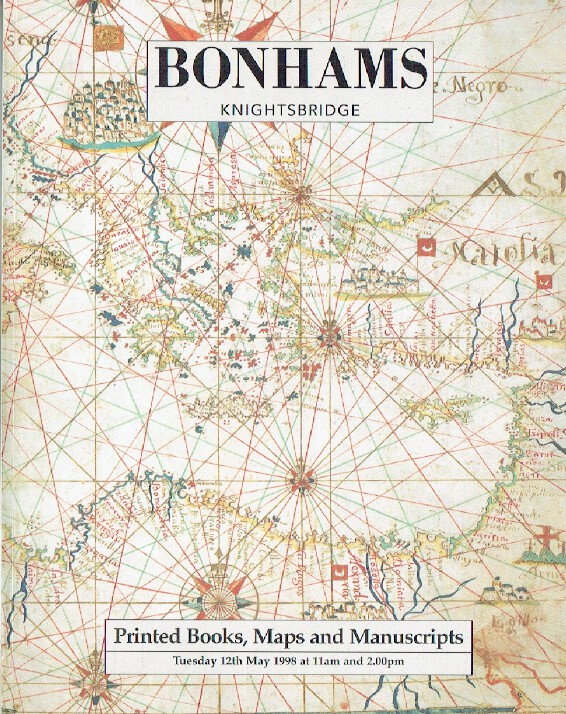 Bonhams May 1998 Printed Books, Maps & Manuscripts