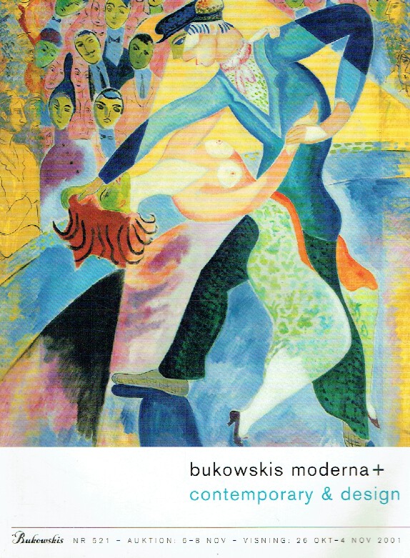 Bukowskis November 2001 Moderna + Contemporary & Design