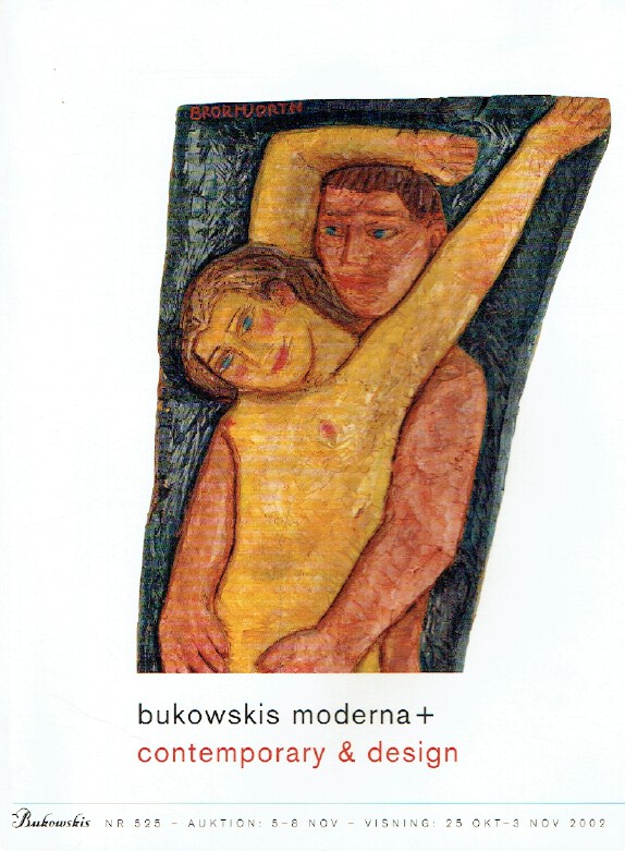 Bukowskis November 2002 Moderna + Contemporary & Design