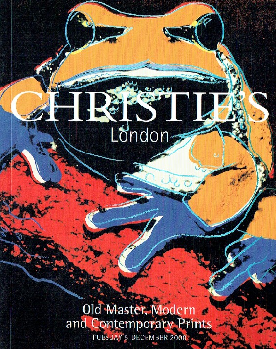 Christies December 2000 Old Master, Modern & Contemporary Prints