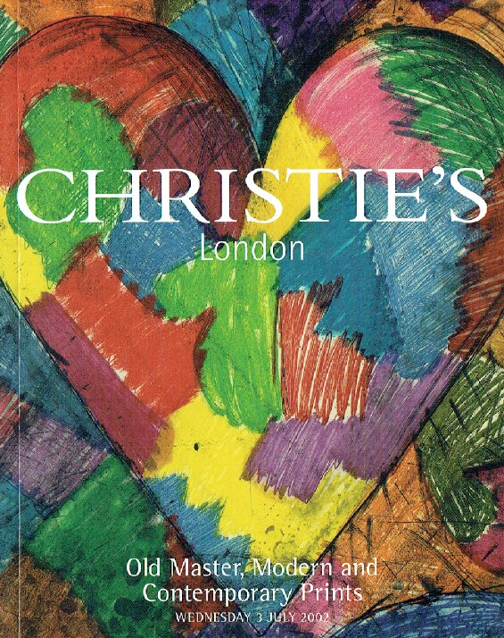 Christies July 2002 Old Master, Modern & Contemporary Prints