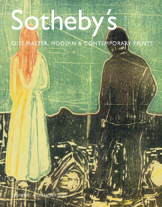 Sothebys December 2003 Old Master, Modern & Contemporary Prints