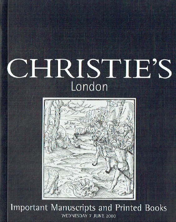 Christies June 2000 Important Manuscripts & Printed Books