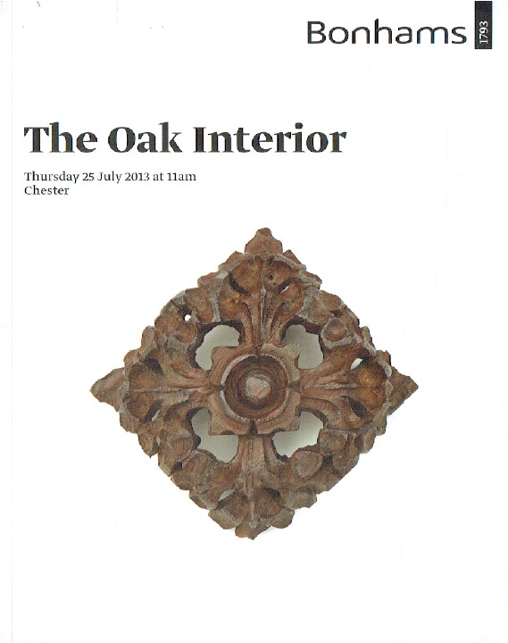 Bonhams July 2013 The Oak Interior - Click Image to Close