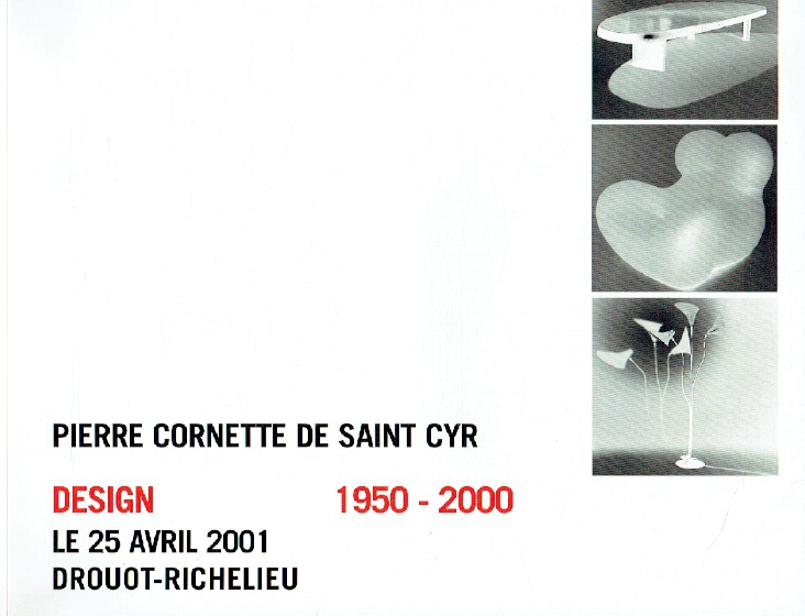 Cornette de Saint Cyr April 2001 Design 1950 - 2000