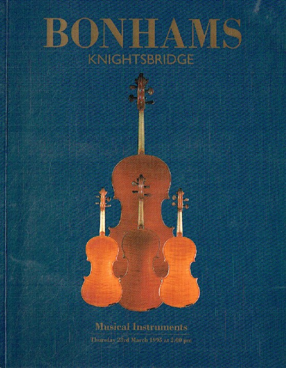Bonhams March 1995 Musical Instruments