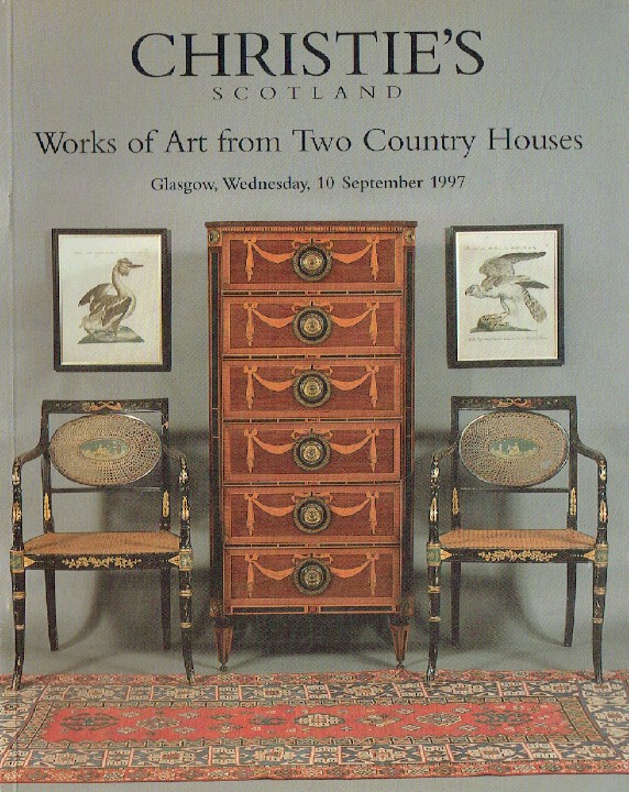 Christies September 1997 Works of Art from Two Country Houses