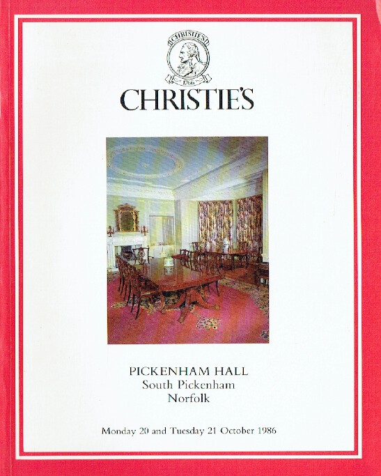 Christies October 1986 Pickenham Hall