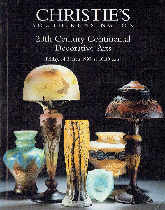 Christies March 1997 20th Century Continental Decorative Arts