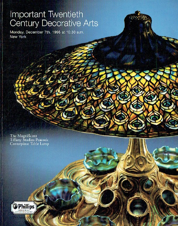 Phillips December 1998 Important 20th Century Decorative Arts