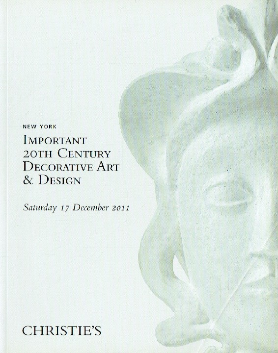 Christies December 2011 Important 20th Century Decorative Art & Design