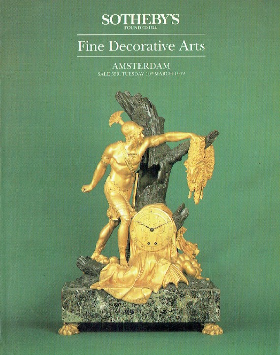 Sothebys March 1992 Fine Decorative Arts