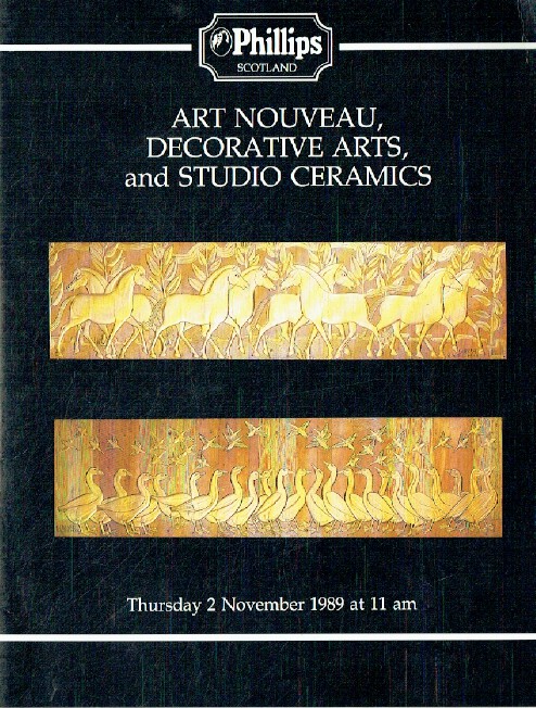 Phillips November 1989 Art Nouveau, Decorative Arts & Studio Ceramics