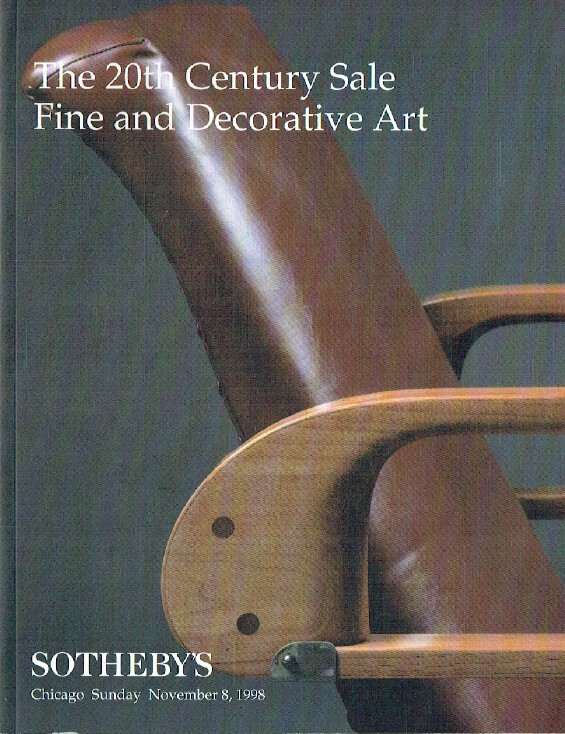 Sothebys November 1998 The 20th Century Sale Fine & Decorative Art