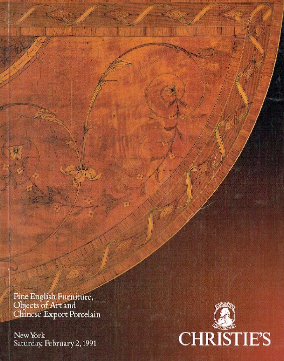 Christies February 1991 Fine English Furniture & Chinese Export Porcelain