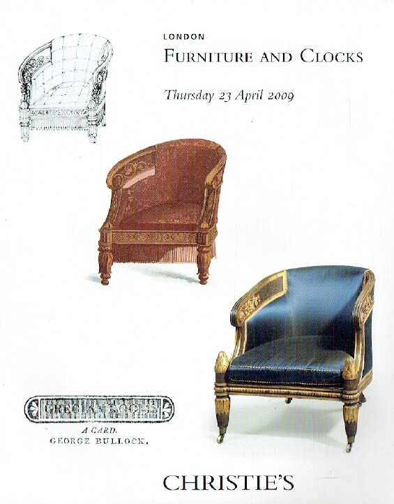 Christies April 2009 Furniture & Clocks