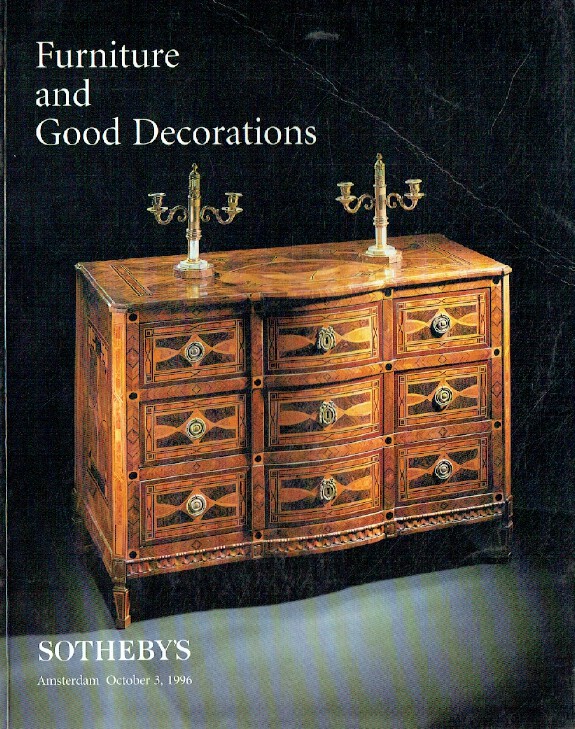 Sothebys October 1996 Furniture & Good Decorations