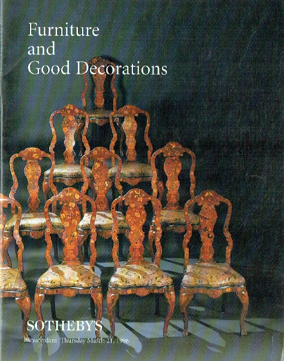 Sothebys March 1996 Furniture & Good Decorations