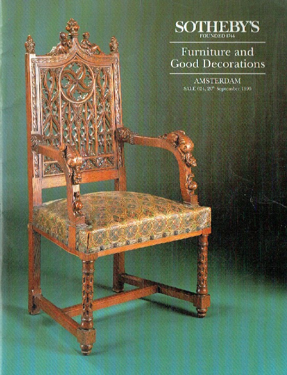 Sothebys September 1995 Furniture & Good Decorations