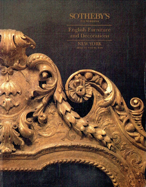Sothebys April 1995 English Furniture & Decorations
