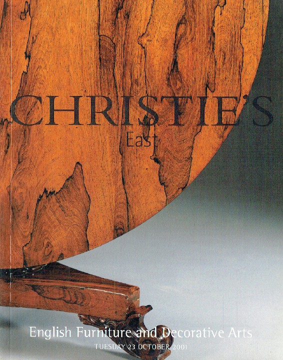 Christies October 2001 English Furniture & Decorative Arts