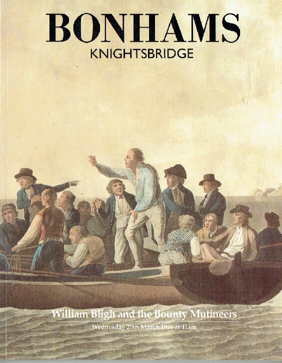 Bonhams March 1996 William Bligh & Bounty Mutineers