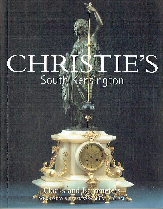Christies December 2001 Clocks & Barometers