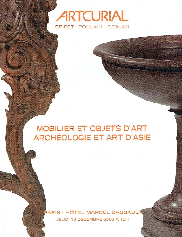 Artcurial December 2008 Furniture, WOA, Antiquities & Asian Art