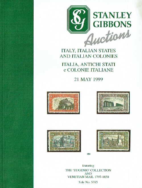 Stanley Gibbons May 1999 Stamps Italy, States & Colonies - Eugenio Collection