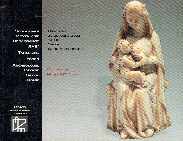Digard October 2002Antiquities, Medieval Sculptures, Rennaissance Tapestries