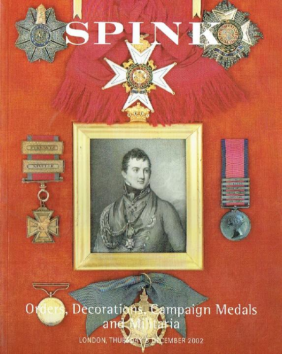Spink December 2002 Orders, Decorations, Campaign Medals & Militaria