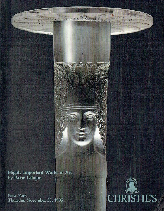 Christies November 1995 Highly Important Works of Art by Rene Lalique
