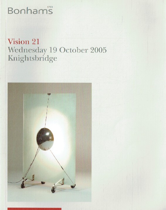 Bonhams October 2005 Vision 21, Modern Design Furniture