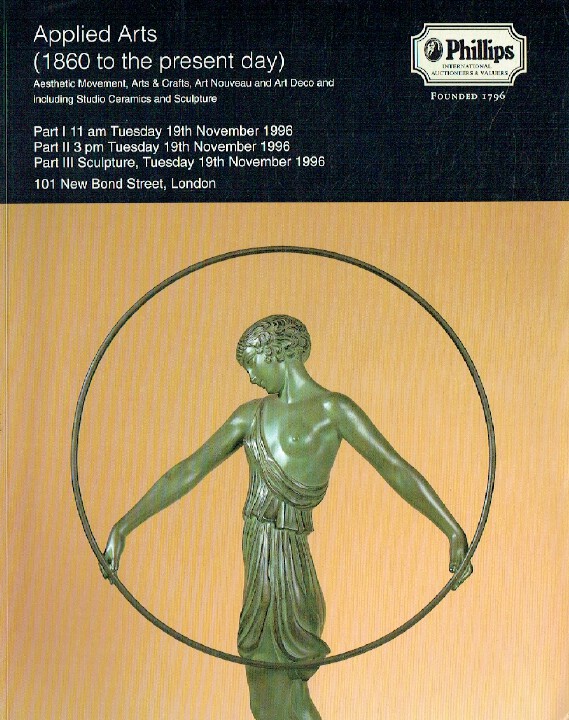 Phillips November 1996 Art Deco Art Nouveau Arts & Crafts, Ceramics