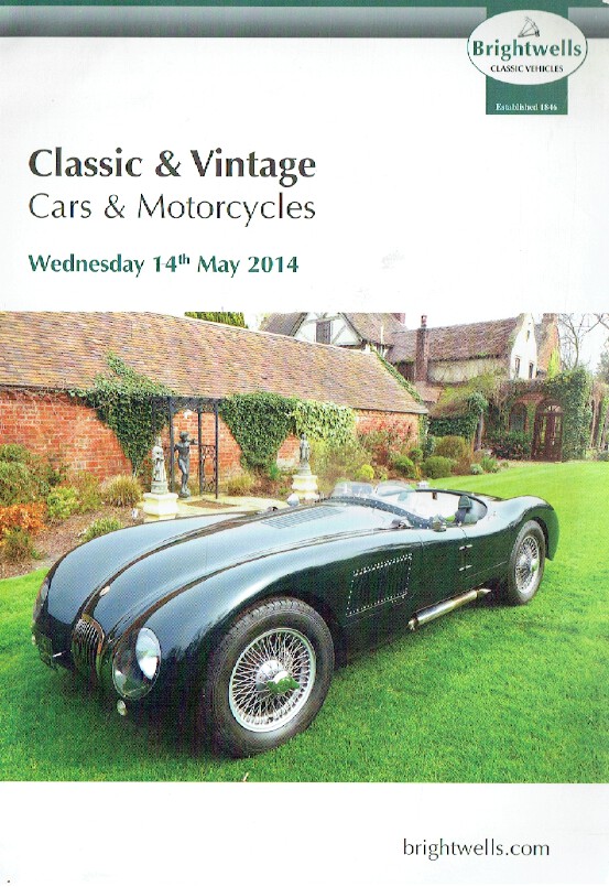 Brightwells May 2014 Classic & Vintage Cars & Motorcycles (Digital only)