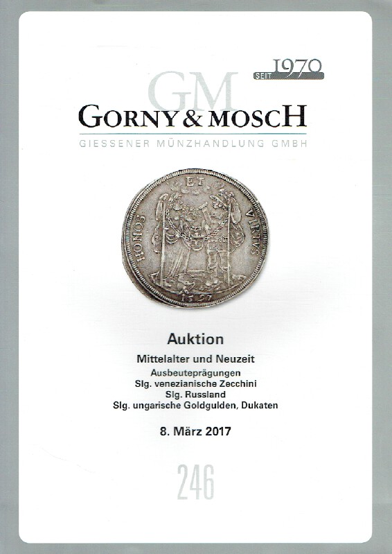 Gorny & Mosch March 2017 Coins and Medals