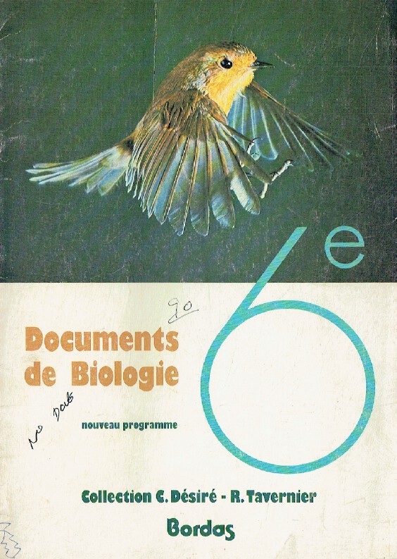 Bordas Biology Documents - Collection Desire & Tavernier