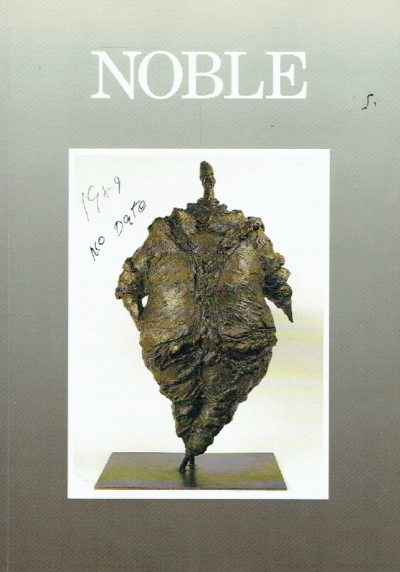 Galerie Alain Daune 1989 Michel Noble Bronzes, Engravings & Drawings