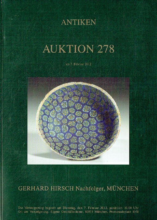 Hirsch February 2012 Antiquities & Pre-Columbian Art, Collection Dr. Fischer