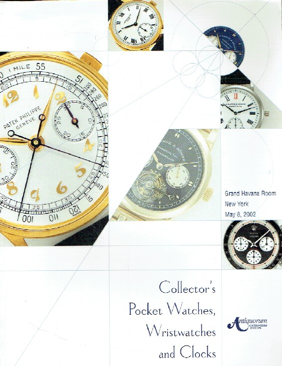 Antiquorum May 2002 Collector's Pocket Watches, Wristwatches & Clocks - Click Image to Close