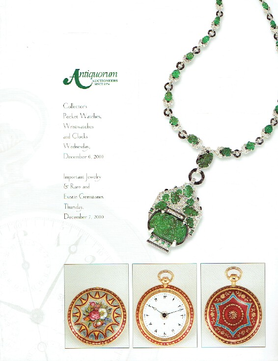 Antiquorum December 2000 Pocket Watches, Wristwatches & Important Jewellery - Click Image to Close