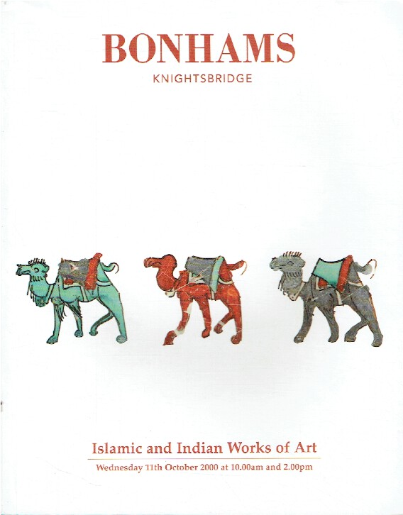 Bonhams October 2000 Islamic & Indian Works of Art - Click Image to Close