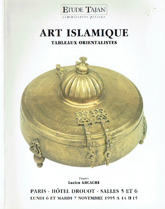 Etude Tajan November 1995 Islamic Art & Orientalist Paintings
