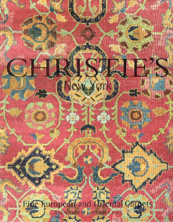 Christies December 2002 Fine European & Orinental Carpets