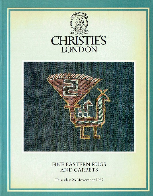 Christies November 1987 Fine Eastern Rugs & Carpets