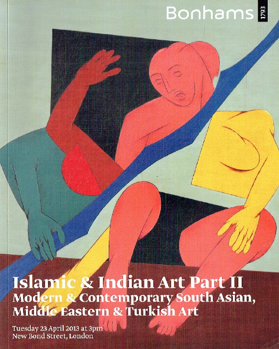 Bonhams April 2013 Islamic & Indian Art, Modern & Contemporary South Asian etc. - Click Image to Close