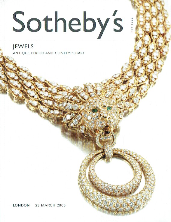 Sothebys March 2005 Jewels Antique, Period & Contemporary - Click Image to Close