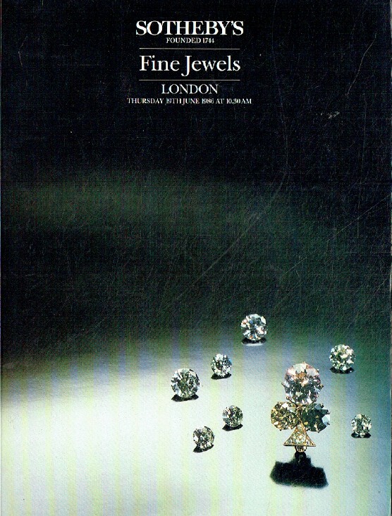 Sothebys June 1986 Fine Jewels