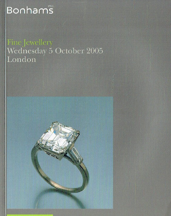 Bonhams October 2005 Fine Jewellery